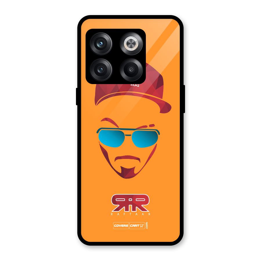 Raftaar Orange Glass Back Case for OnePlus 10T