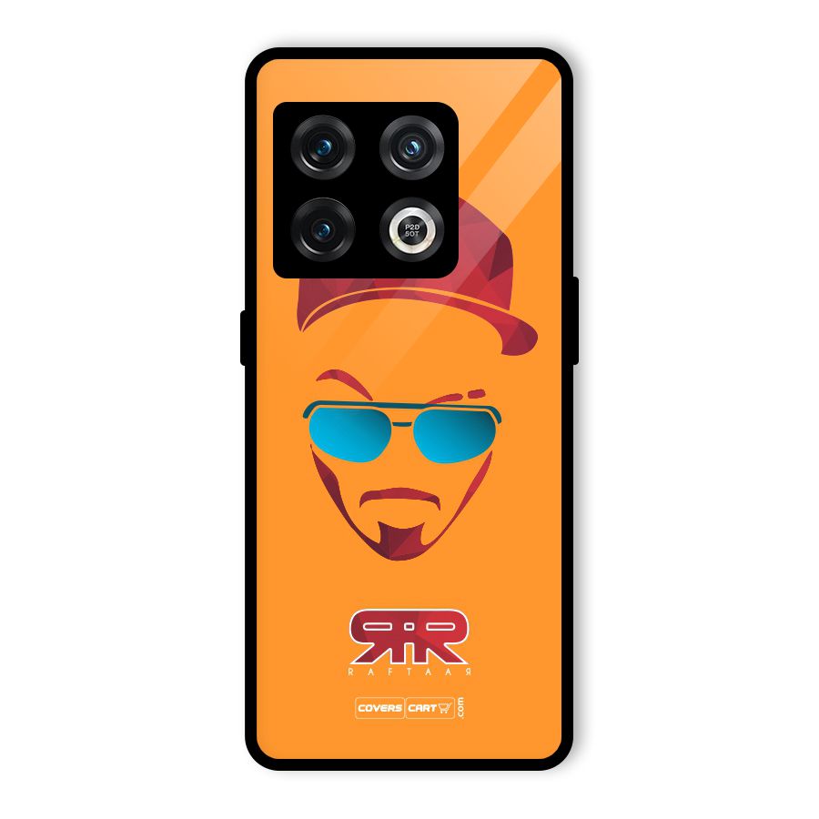 Raftaar Orange Glass Back Case for OnePlus 10 Pro 5G