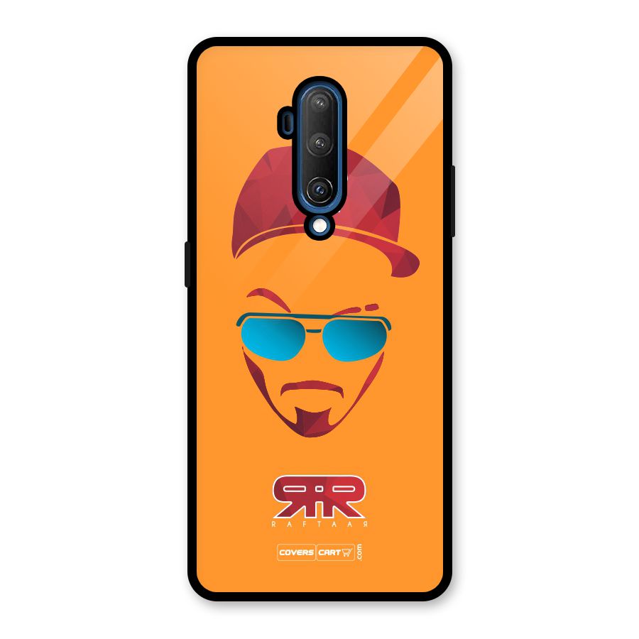 Raftaar Orange Glass Back Case for OnePlus 7T Pro