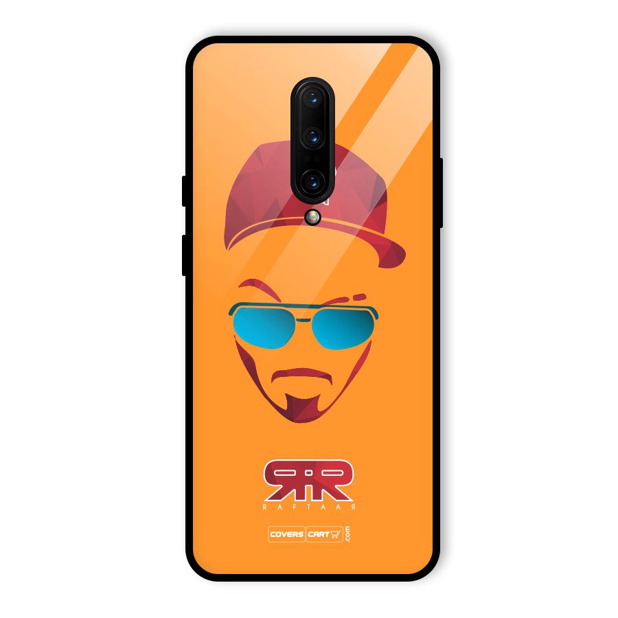 Raftaar Orange Glass Back Case for OnePlus 7 Pro