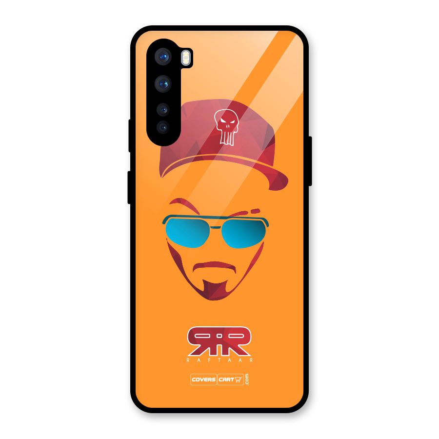 Raftaar Orange Glass Back Case for OnePlus Nord