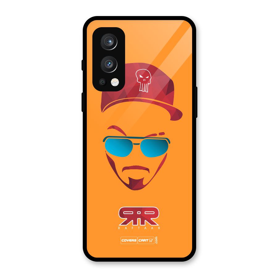 Raftaar Orange Glass Back Case for OnePlus Nord 2 5G