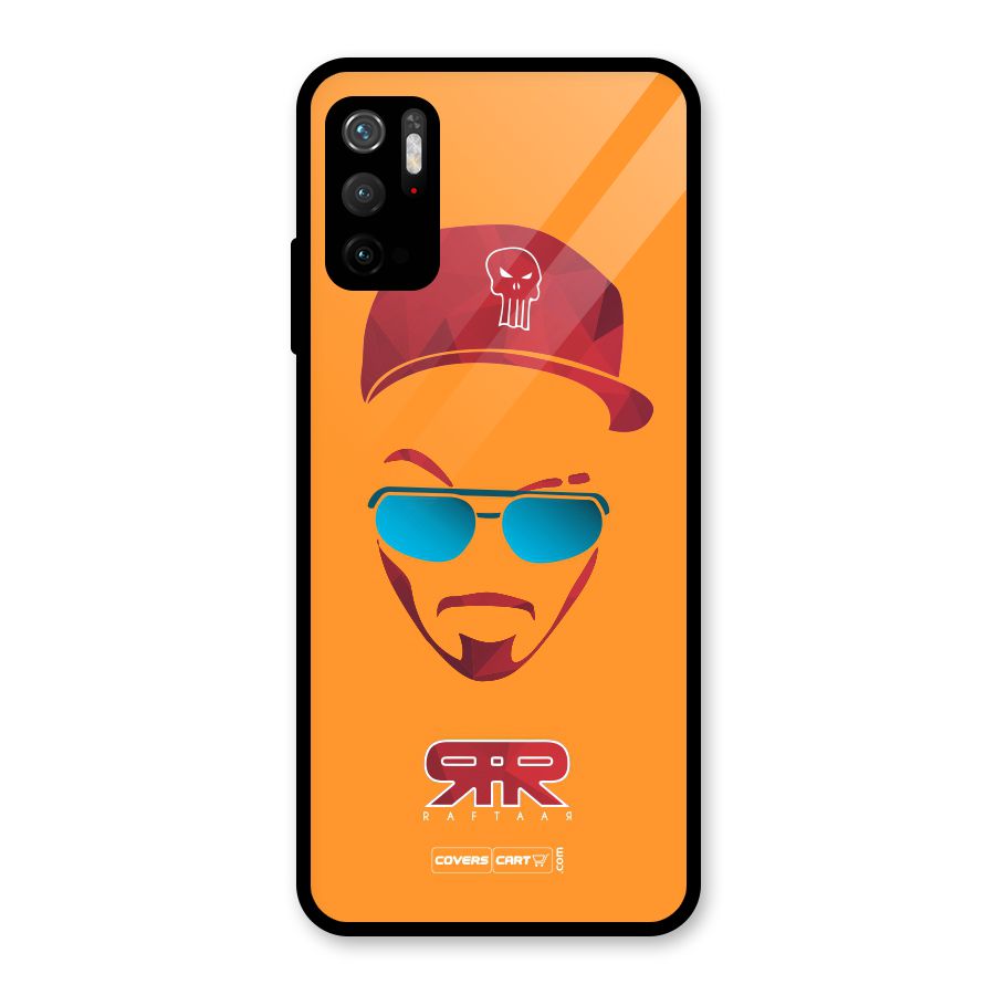 Raftaar Orange Glass Back Case for Poco M3 Pro 5G