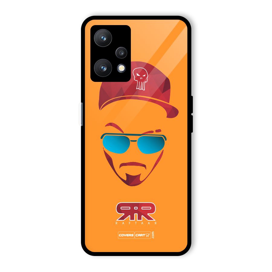 Raftaar Orange Glass Back Case for Realme 9 Pro 5G