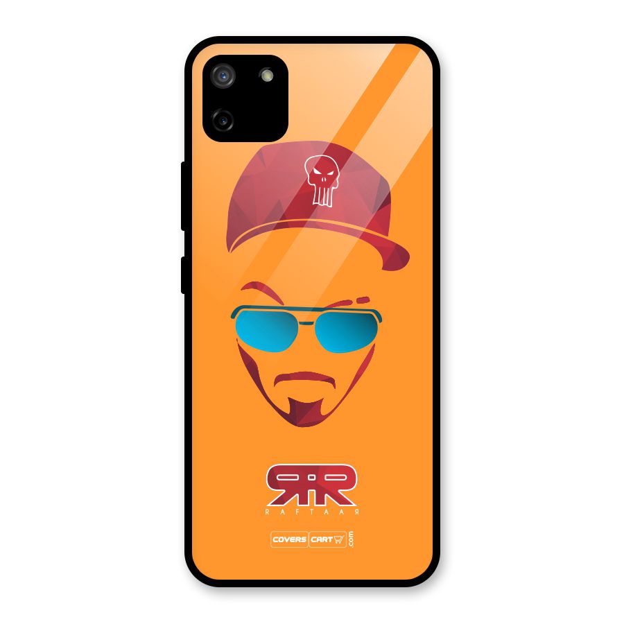 Raftaar Orange Glass Back Case for Realme C11
