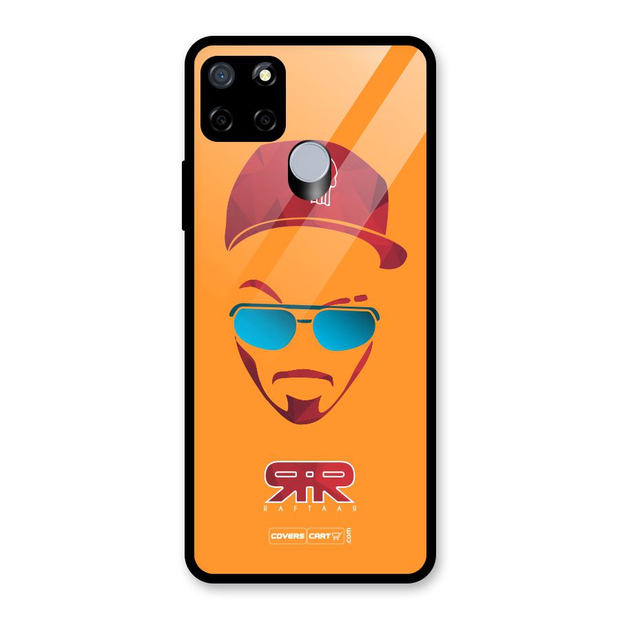 Raftaar Orange Glass Back Case for Realme C12