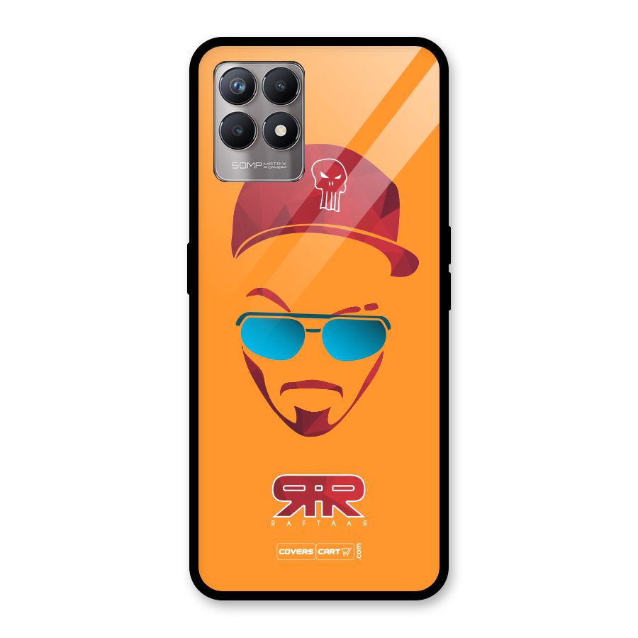 Raftaar Orange Glass Back Case for Realme Narzo 50