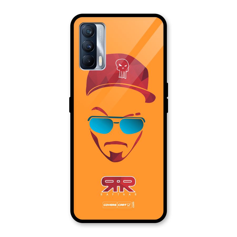 Raftaar Orange Glass Back Case for Realme X7