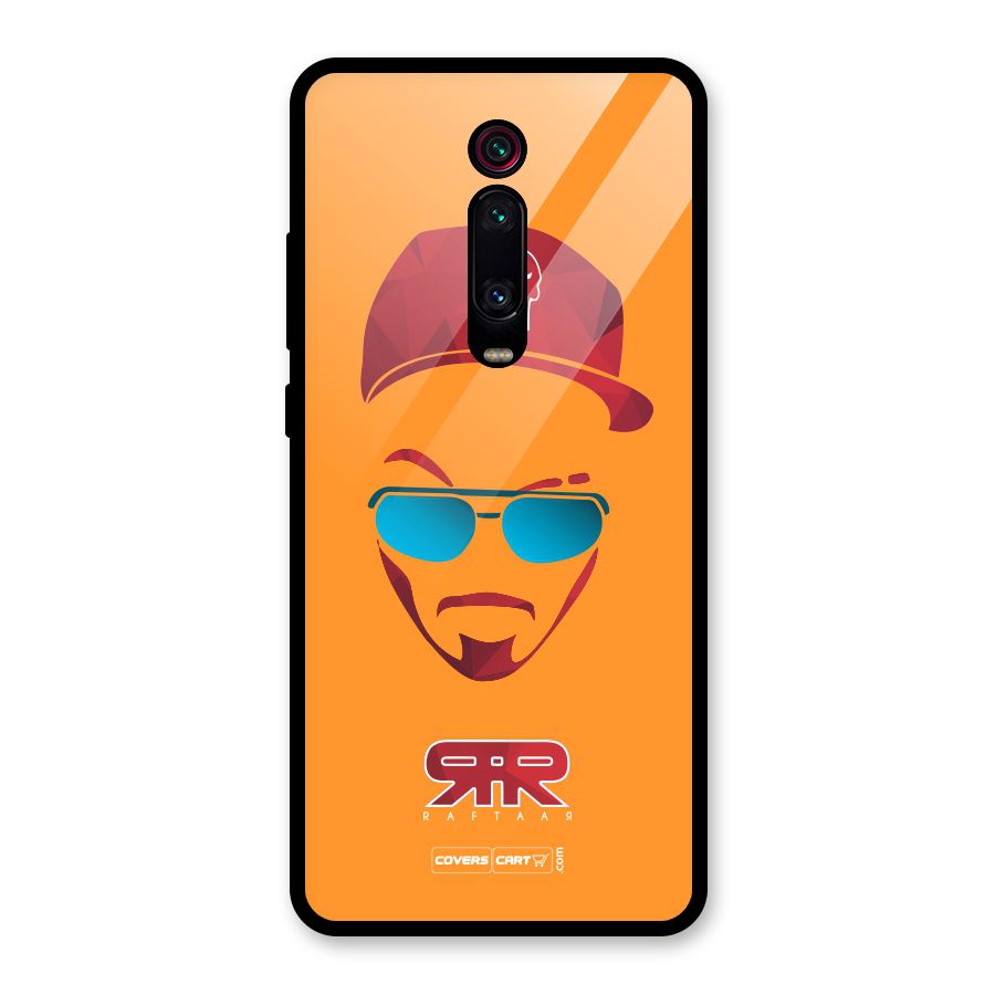 Raftaar Orange Glass Back Case for Redmi K20