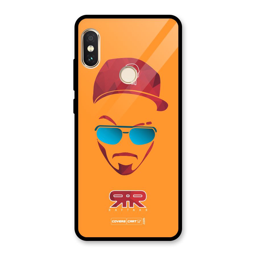 Raftaar Orange Glass Back Case for Redmi Note 5 Pro
