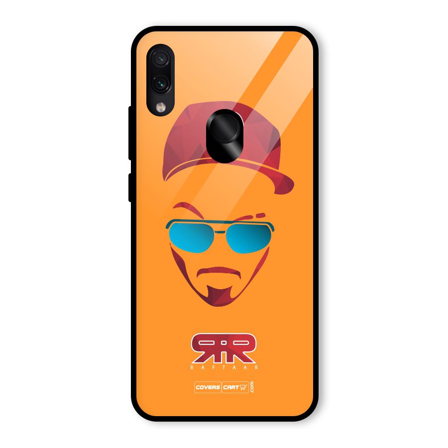 Raftaar Orange Glass Back Case for Redmi Note 7 Pro