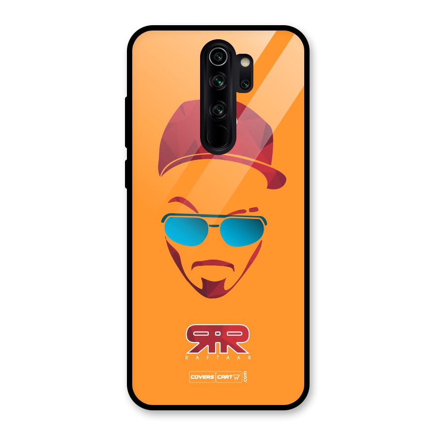 Raftaar Orange Glass Back Case for Redmi Note 8 Pro