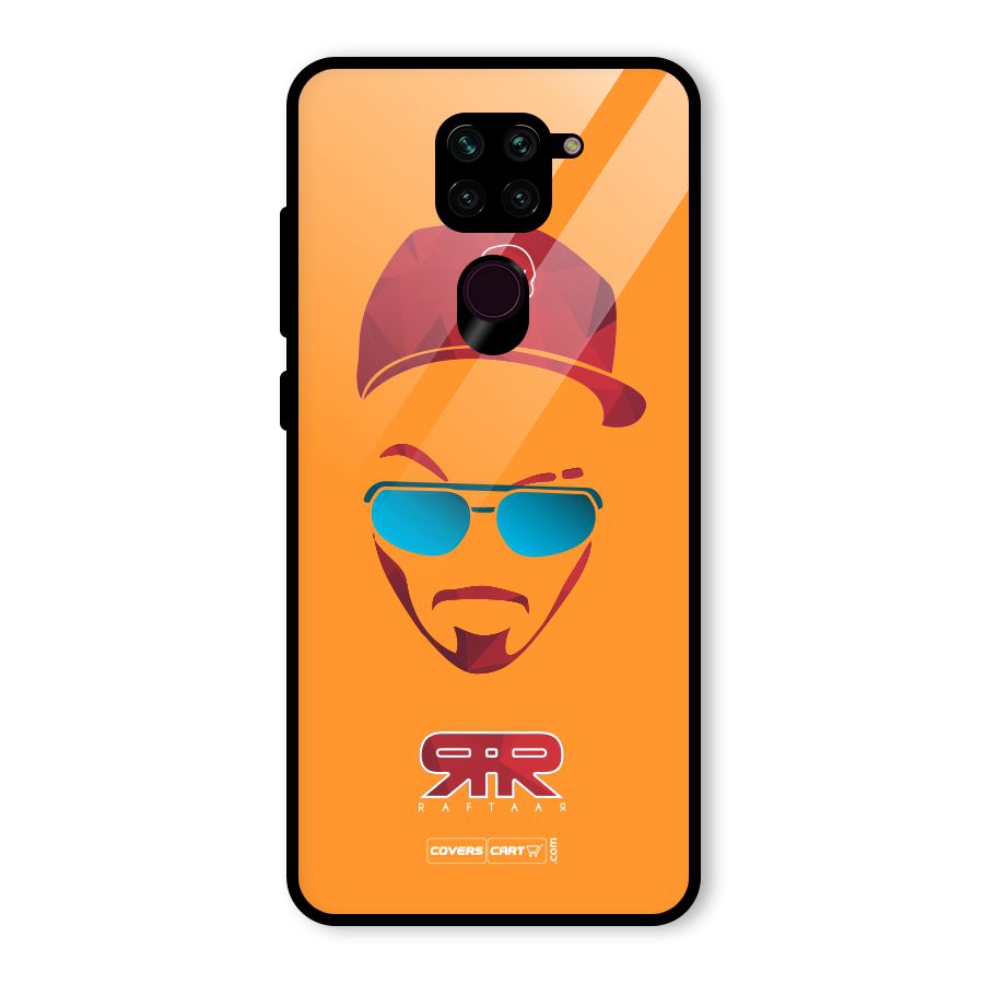 Raftaar Orange Glass Back Case for Redmi Note 9