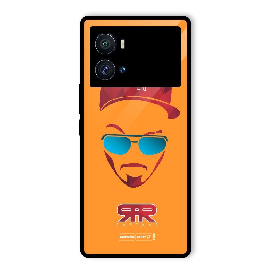 Raftaar Orange Glass Back Case for Vivo iQOO 9 Pro