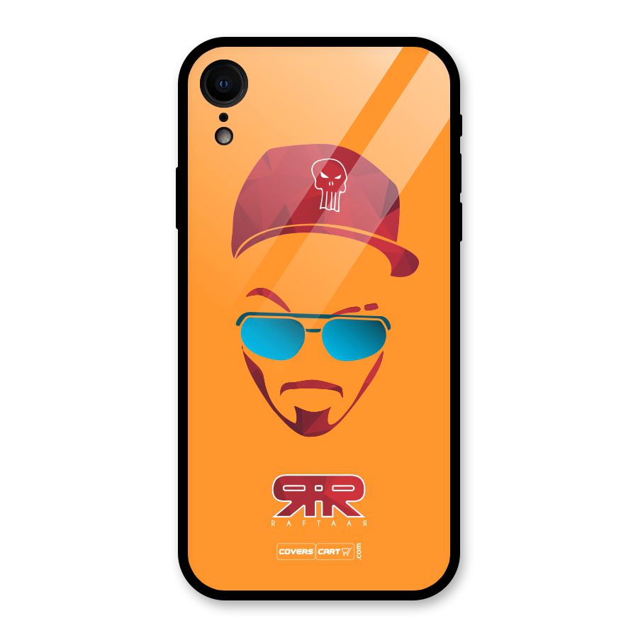 Raftaar Orange Glass Back Case for XR
