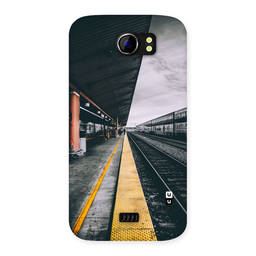 Railway Track Back Case for Micromax Canvas 2 A110