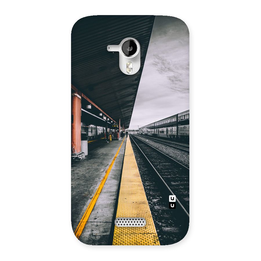 Railway Track Back Case for Micromax Canvas HD A116