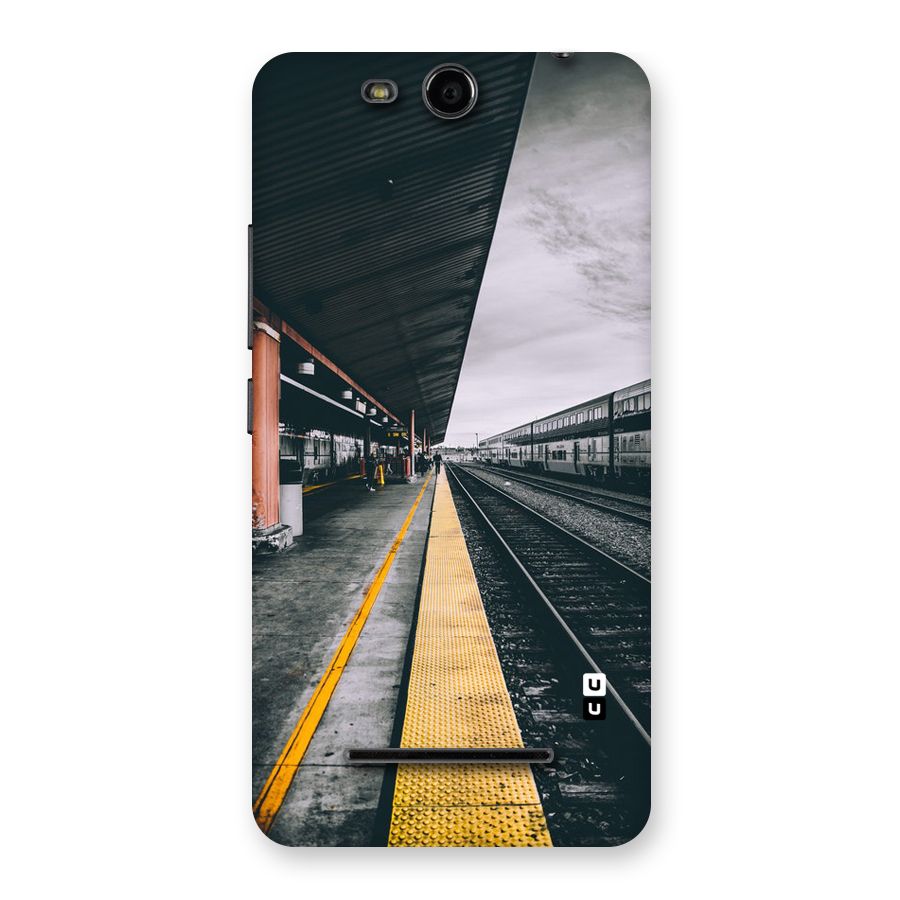 Railway Track Back Case for Micromax Canvas Juice 3 Q392