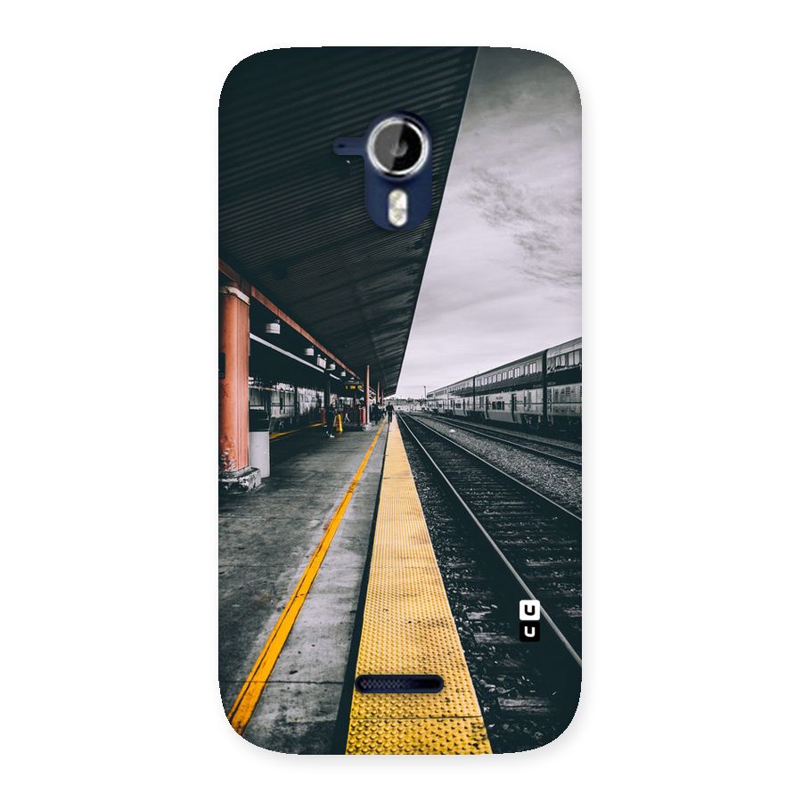 Railway Track Back Case for Micromax Canvas Magnus A117