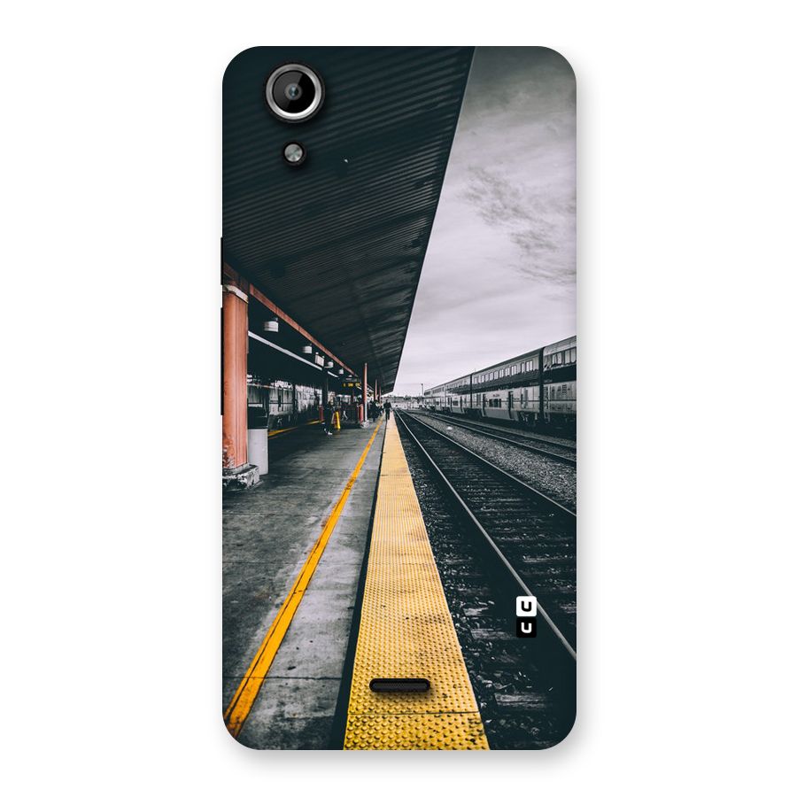 Railway Track Back Case for Micromax Canvas Selfie Lens Q345