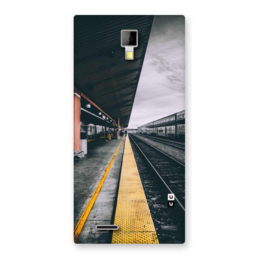 Railway Track Back Case for Micromax Canvas Xpress A99