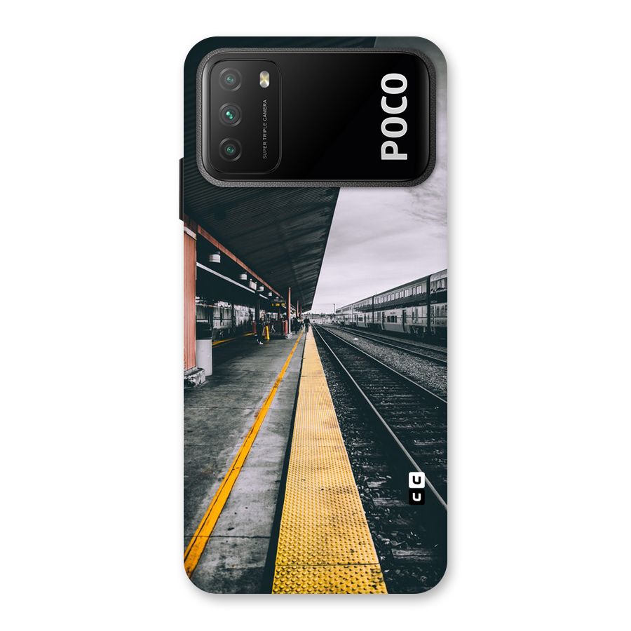 Railway Track Back Case for Poco M3
