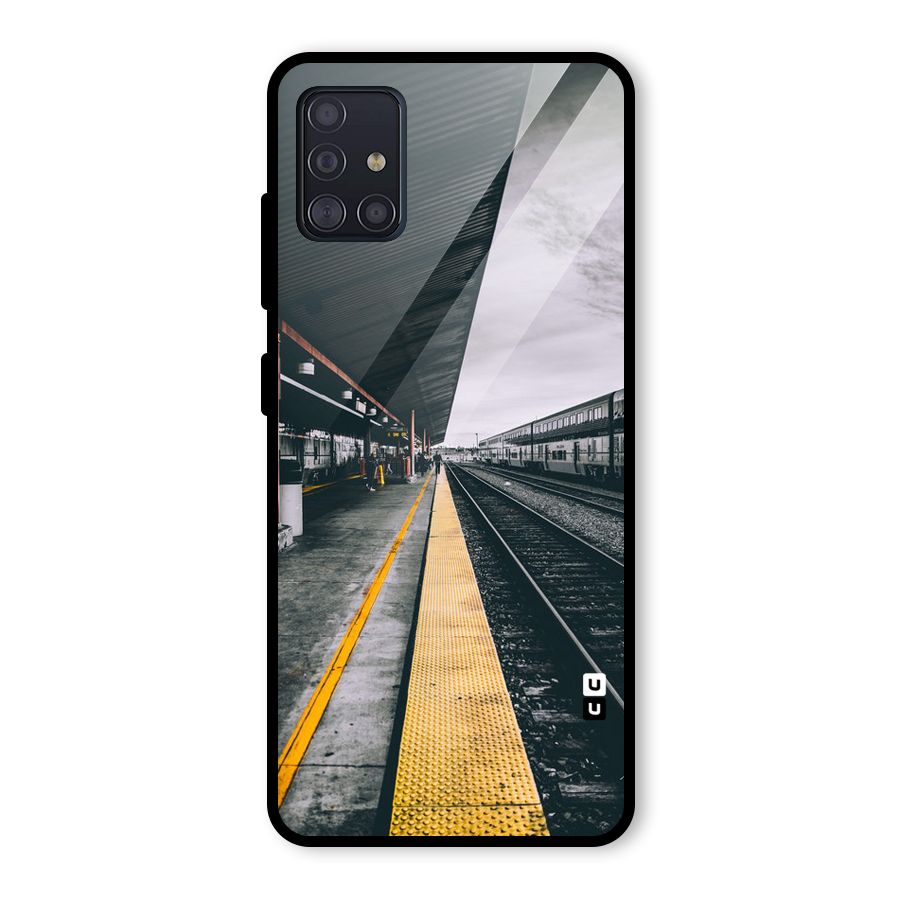 Railway Track Glass Back Case for Galaxy A51