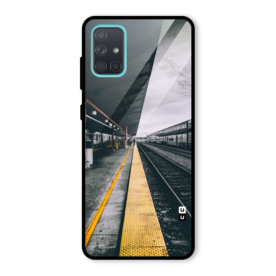 Railway Track Glass Back Case for Galaxy A71