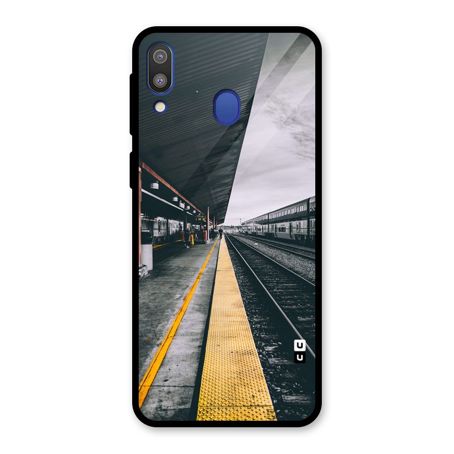 Railway Track Glass Back Case for Galaxy M20