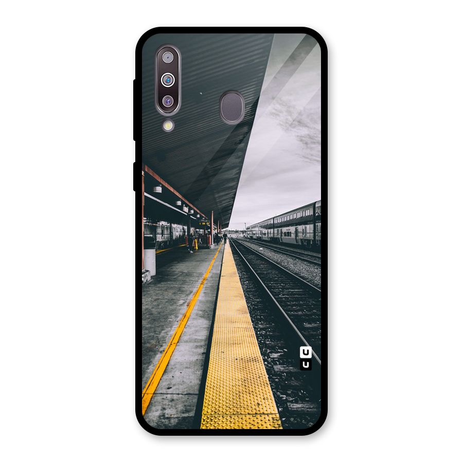 Railway Track Glass Back Case for Galaxy M30
