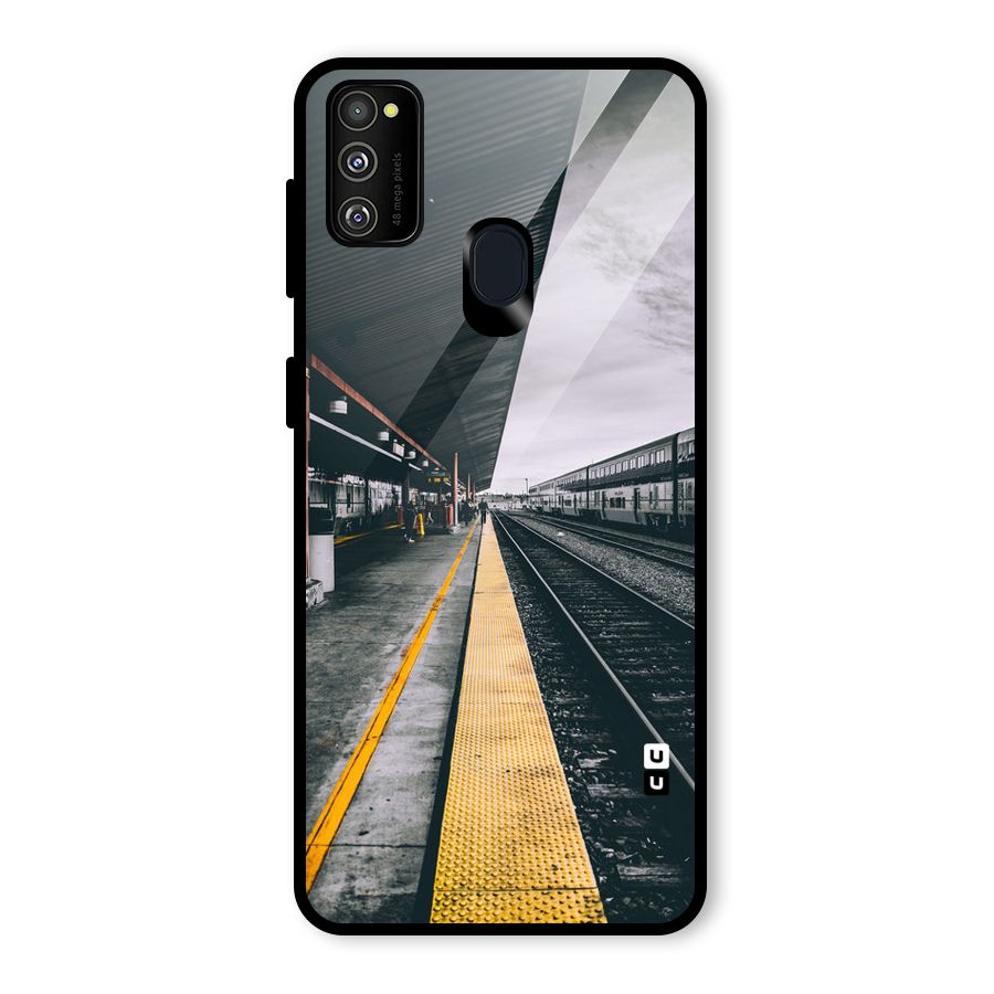 Railway Track Glass Back Case for Galaxy M30s