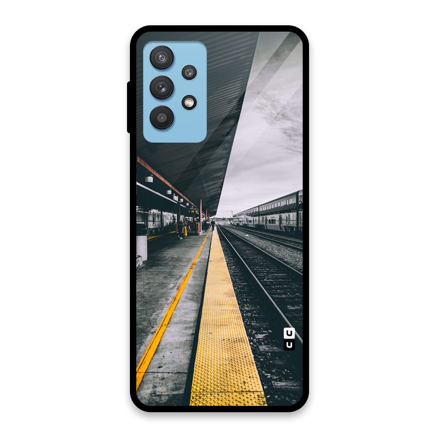 Railway Track Glass Back Case for Galaxy M32 5G