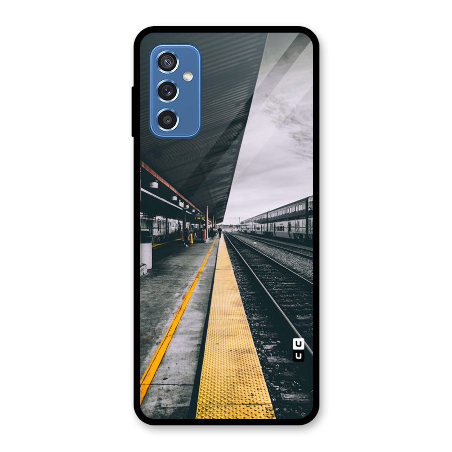 Railway Track Glass Back Case for Galaxy M52 5G