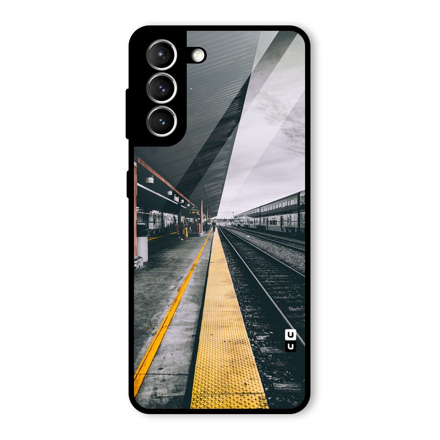 Railway Track Glass Back Case for Galaxy S21 5G