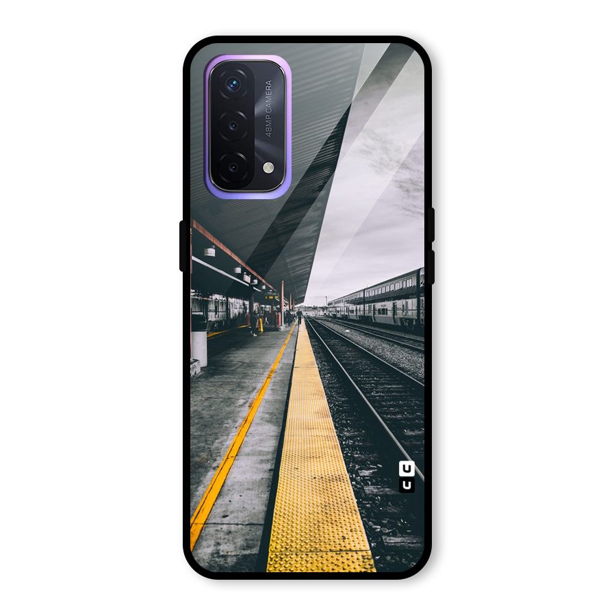 Railway Track Glass Back Case for Oppo A74 5G