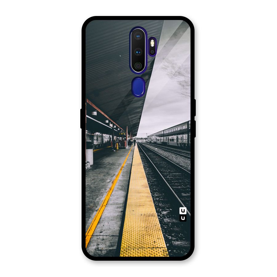Railway Track Glass Back Case for Oppo A9 (2020)