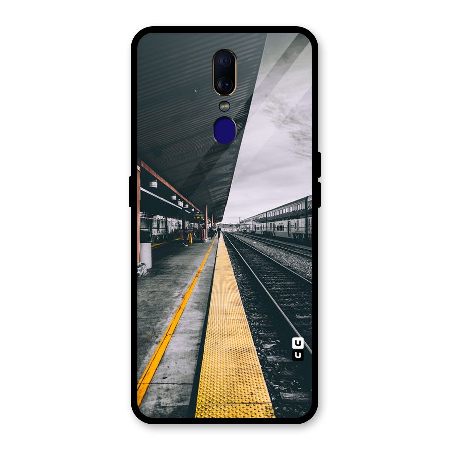 Railway Track Glass Back Case for Oppo F11