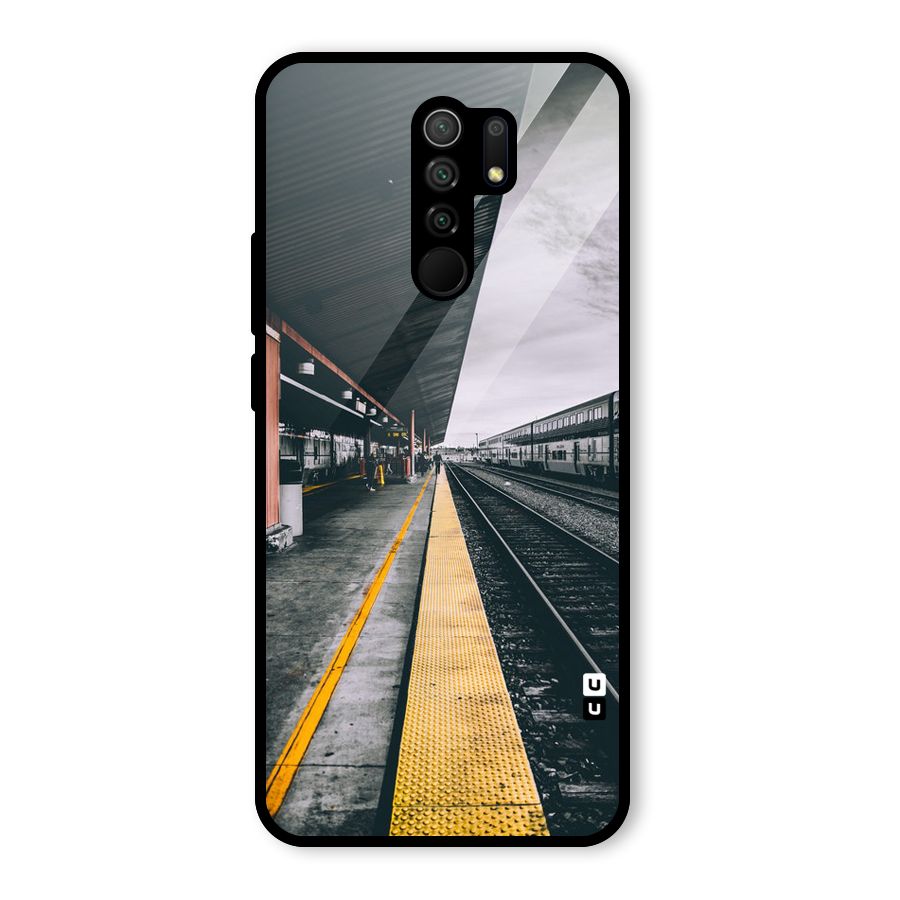 Railway Track Glass Back Case for Poco M2