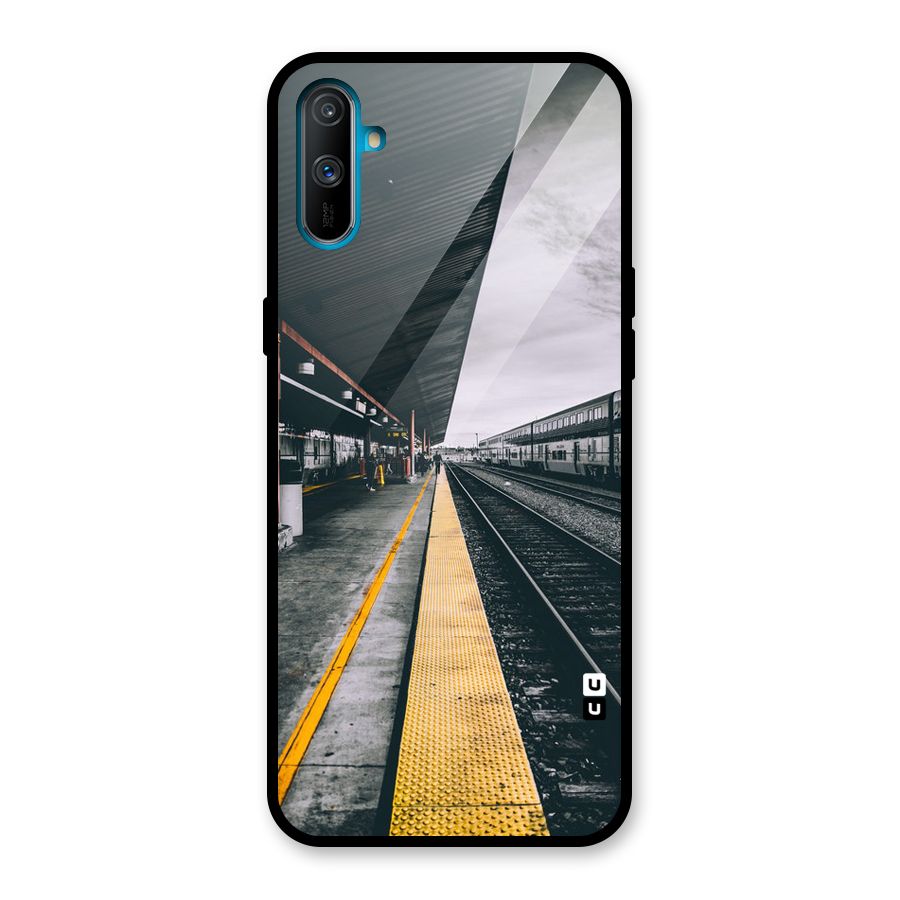 Railway Track Glass Back Case for Realme C3