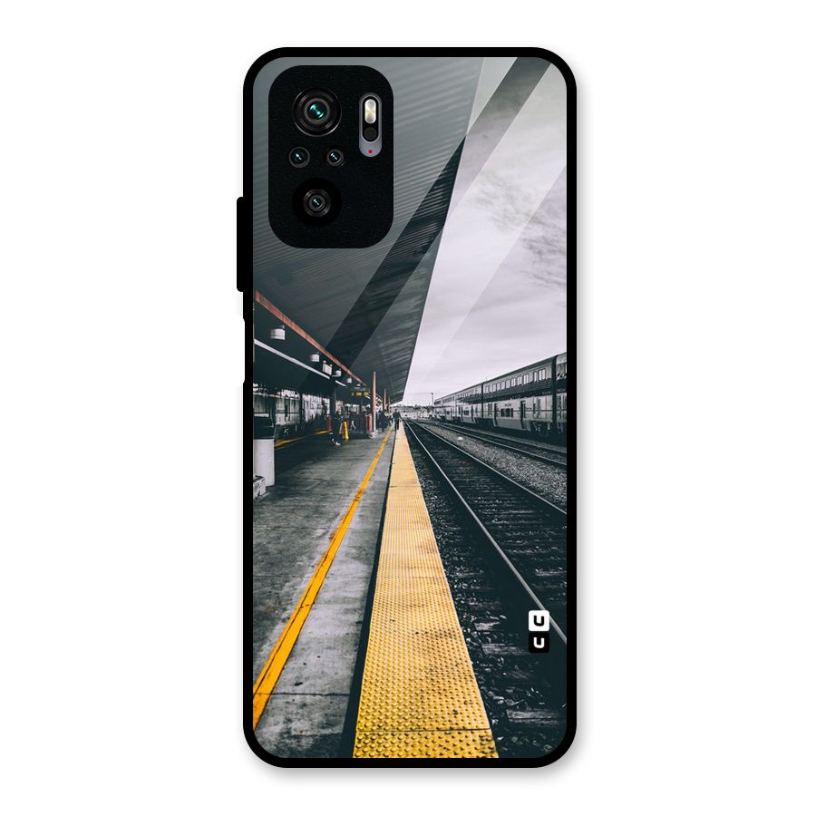 Railway Track Glass Back Case for Redmi Note 10S
