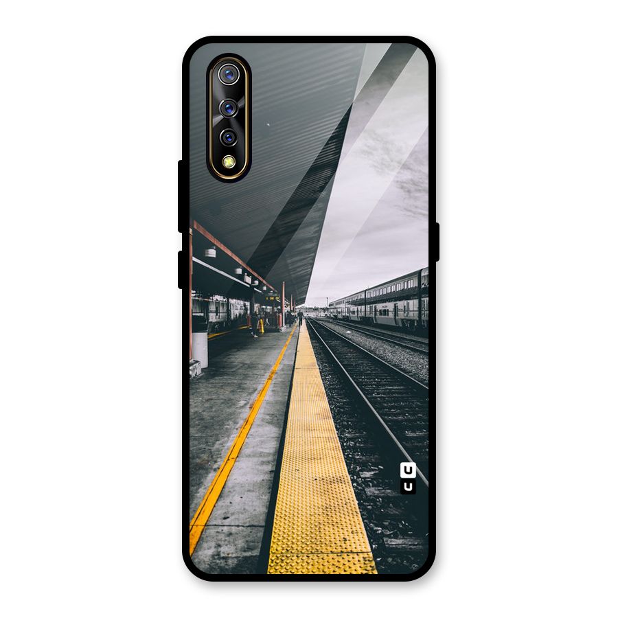 Railway Track Glass Back Case for Vivo S1