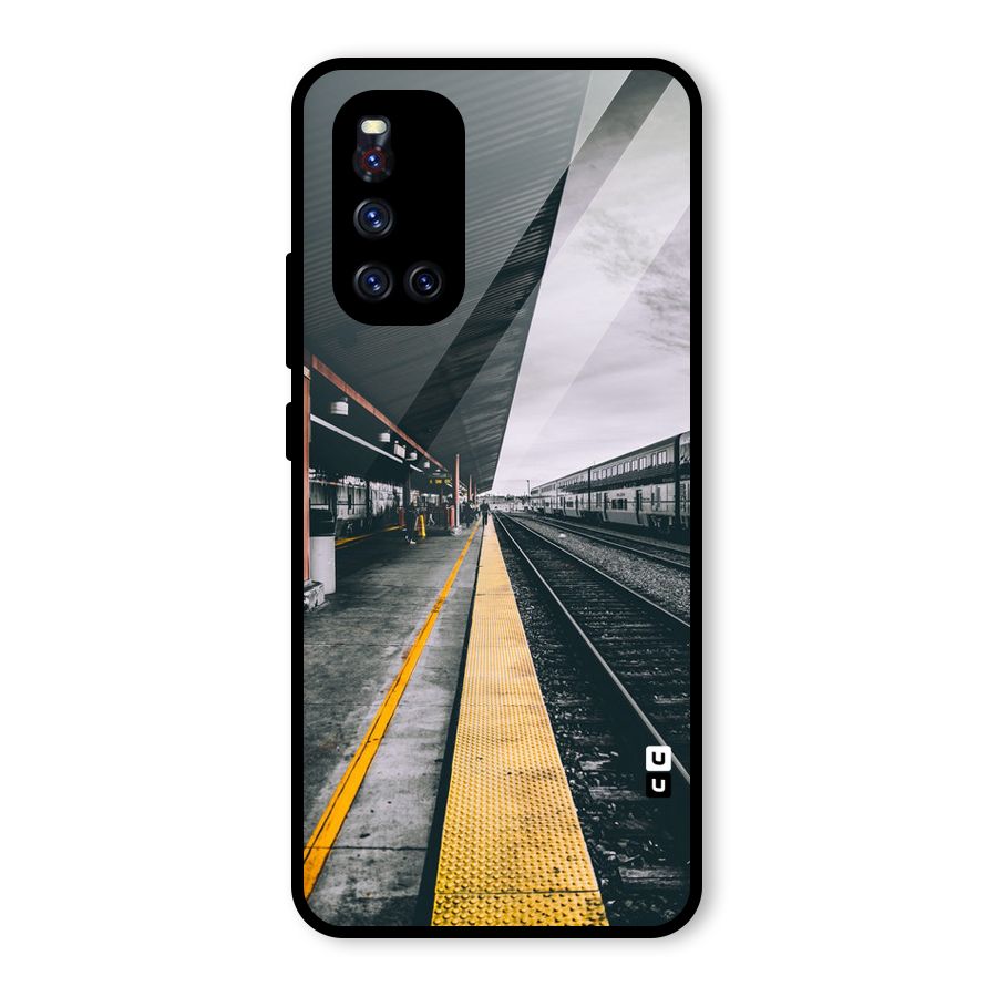 Railway Track Glass Back Case for Vivo V19