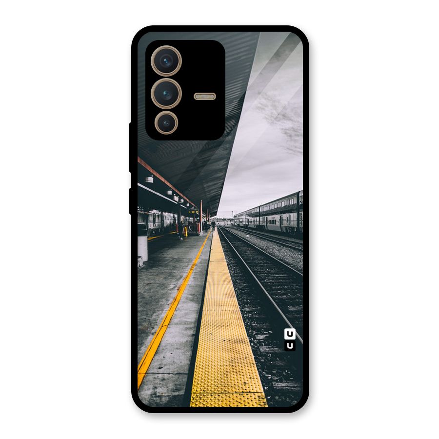 Railway Track Glass Back Case for Vivo V23 5G
