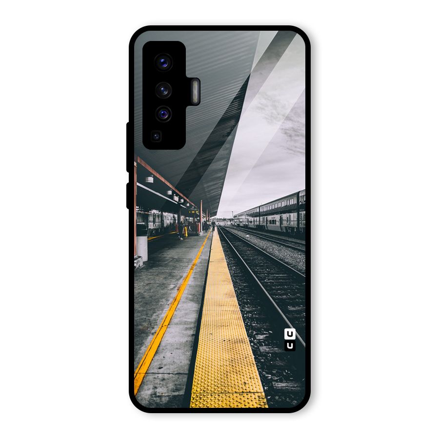 Railway Track Glass Back Case for Vivo X50