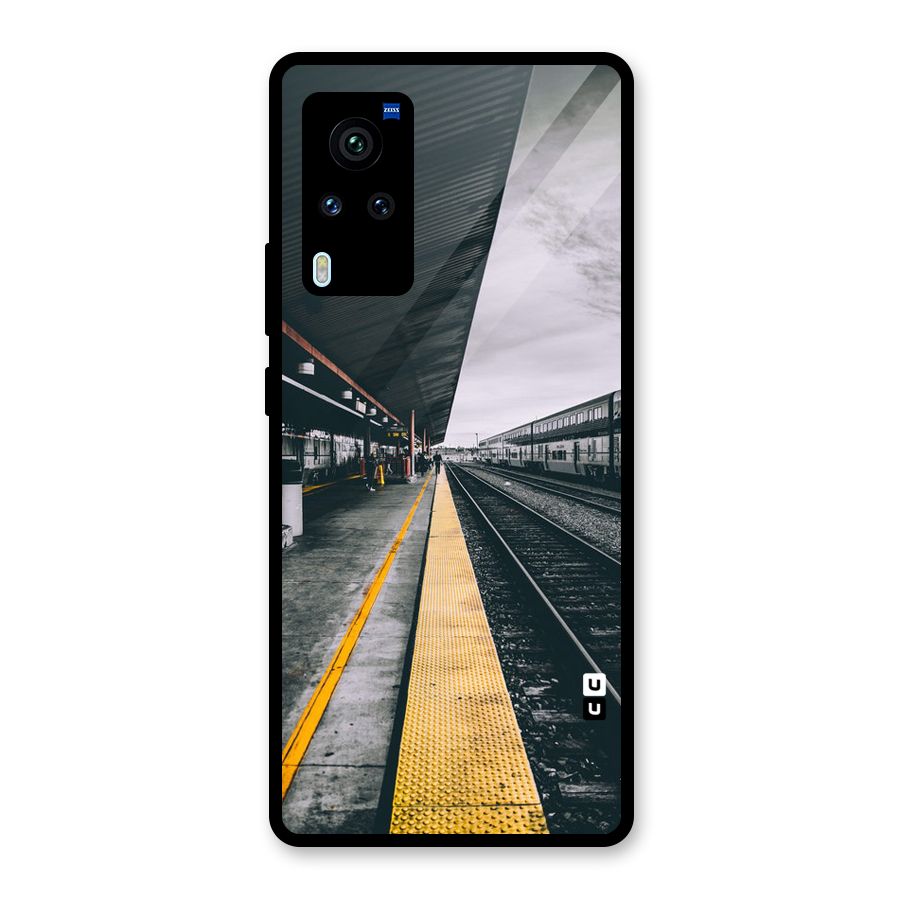 Railway Track Glass Back Case for Vivo X60 Pro