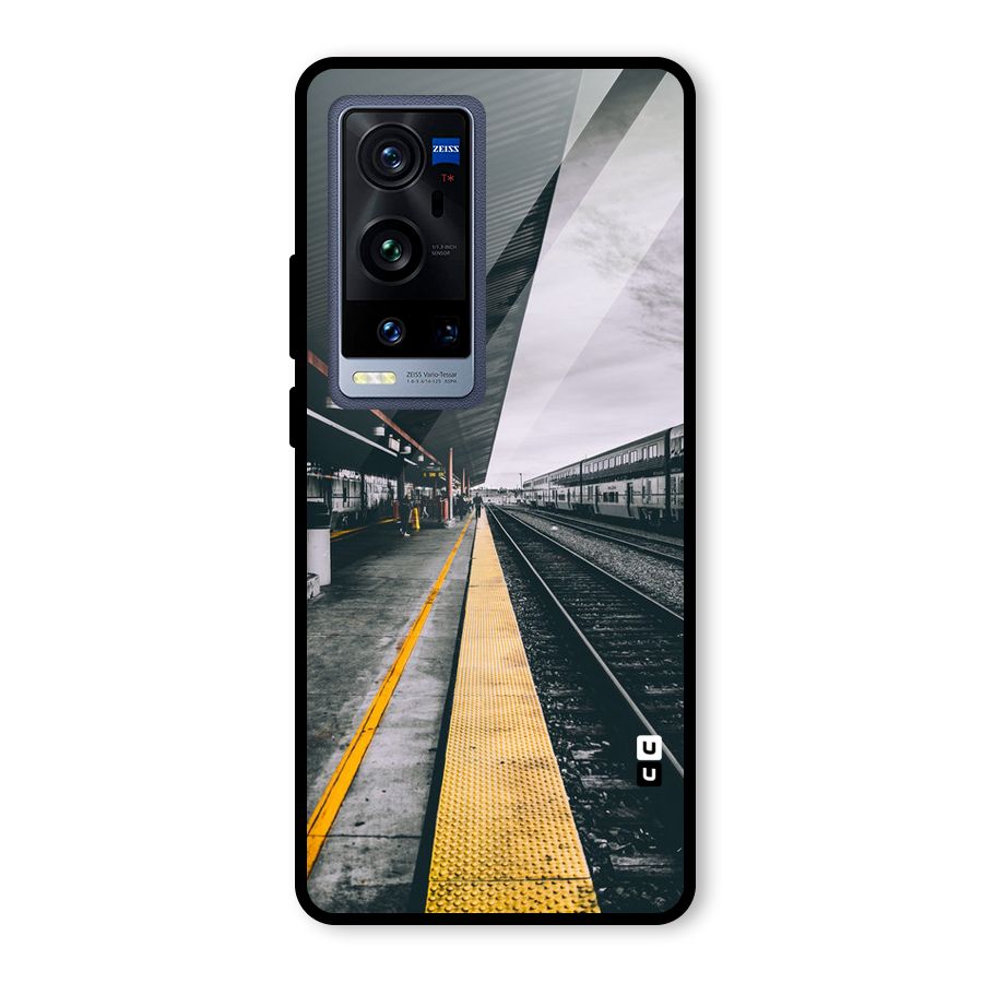 Railway Track Glass Back Case for Vivo X60 Pro Plus