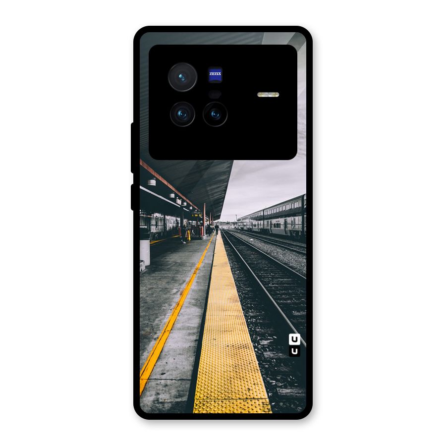 Railway Track Glass Back Case for Vivo X80