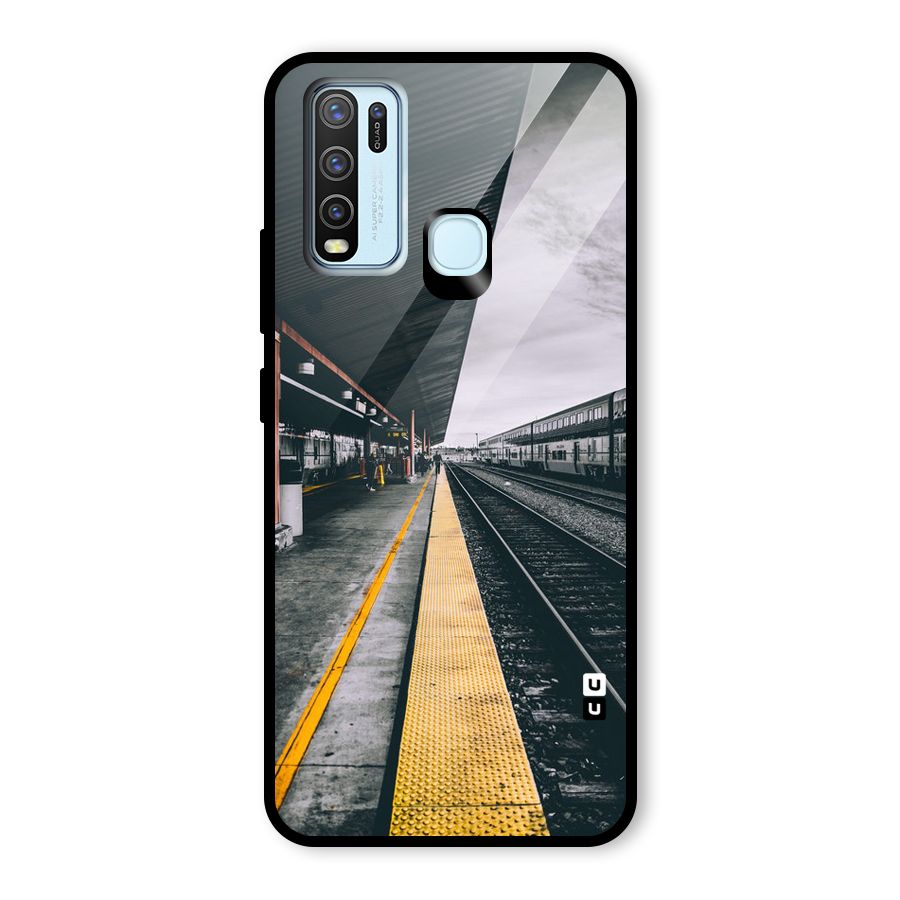 Railway Track Glass Back Case for Vivo Y50