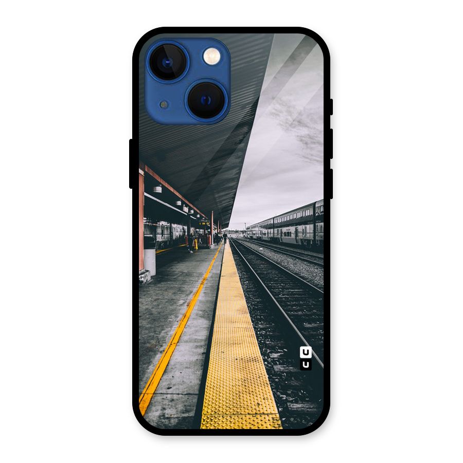 Railway Track Glass Back Case for iPhone 13 Mini