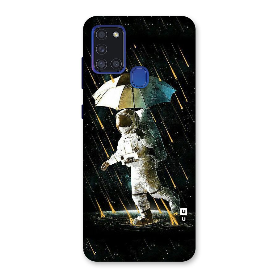 Rain Spaceman Back Case for Galaxy A21s